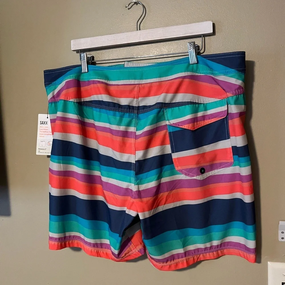 SAXX Men’s Betawave Swim Trunks NWT